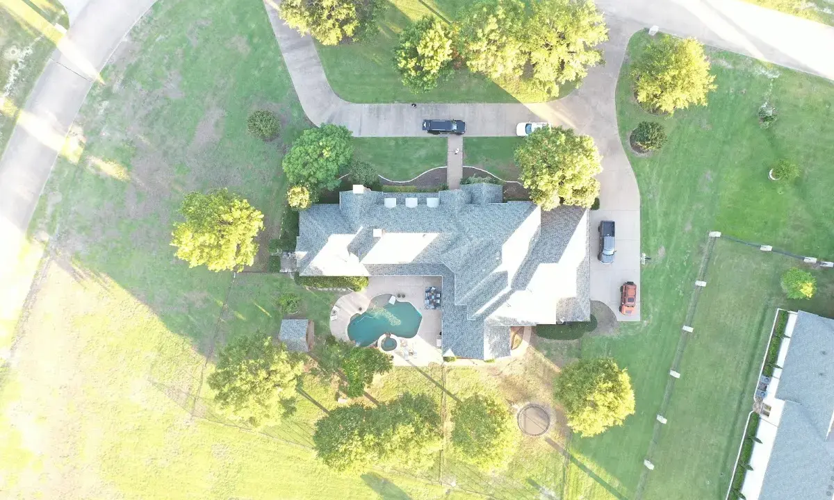 New shingle roof installation on a home in Plano